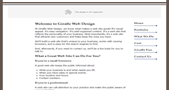 Desktop Screenshot of giraffewebdesign.com